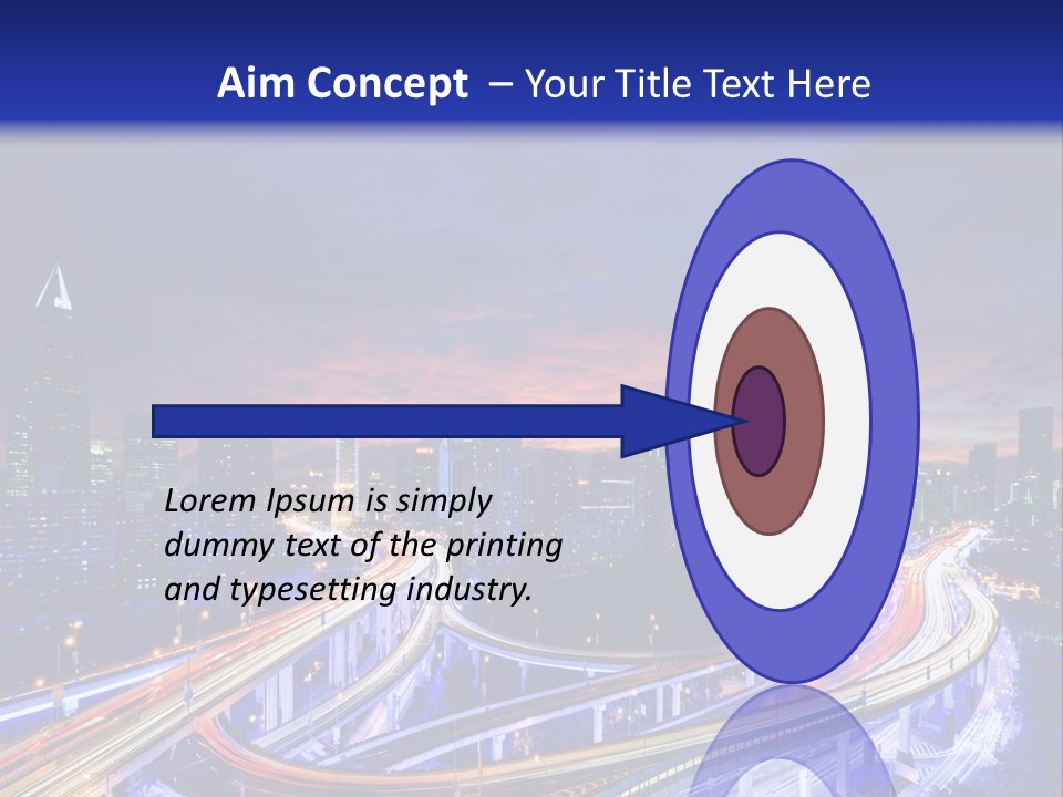 Kong Commercial Tower PowerPoint Template