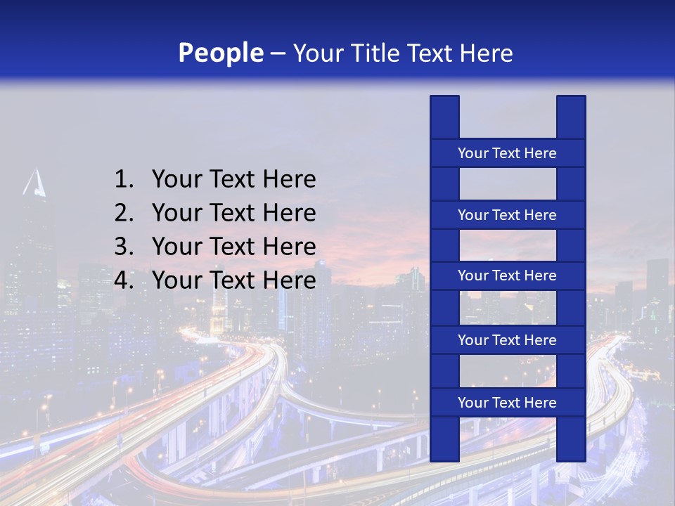 Kong Commercial Tower PowerPoint Template