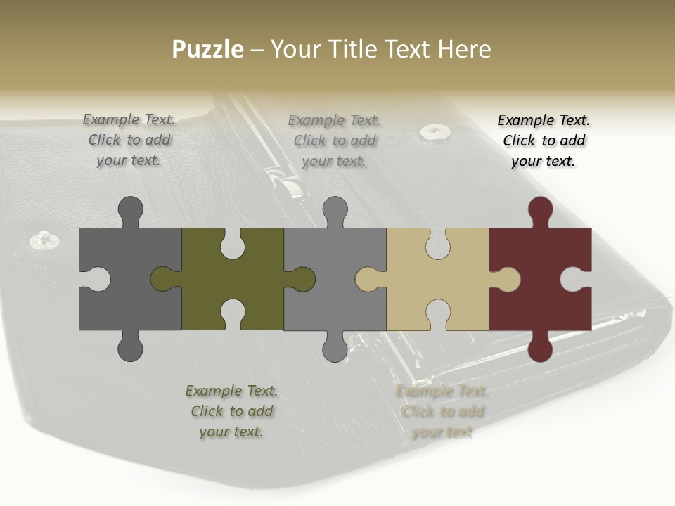 Purse Rivet Luster PowerPoint Template