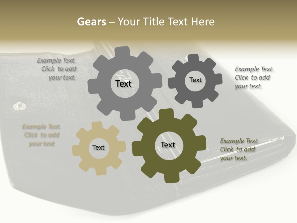 Purse Rivet Luster PowerPoint Template