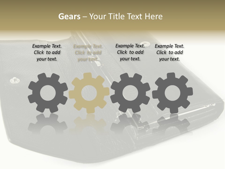 Purse Rivet Luster PowerPoint Template