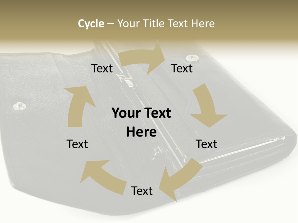 Purse Rivet Luster PowerPoint Template