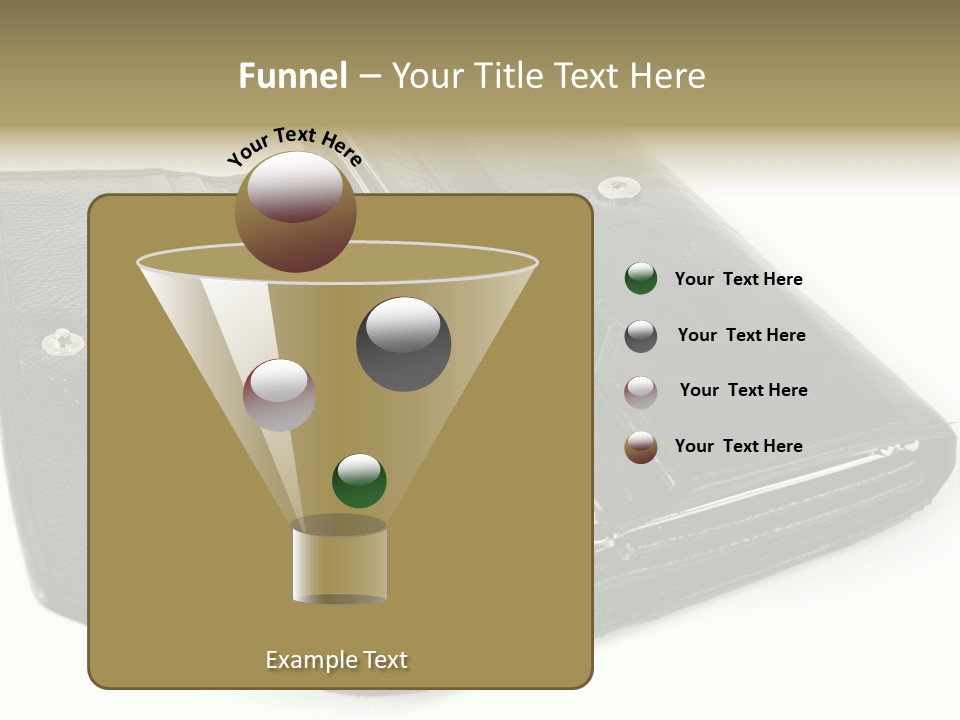 Purse Rivet Luster PowerPoint Template