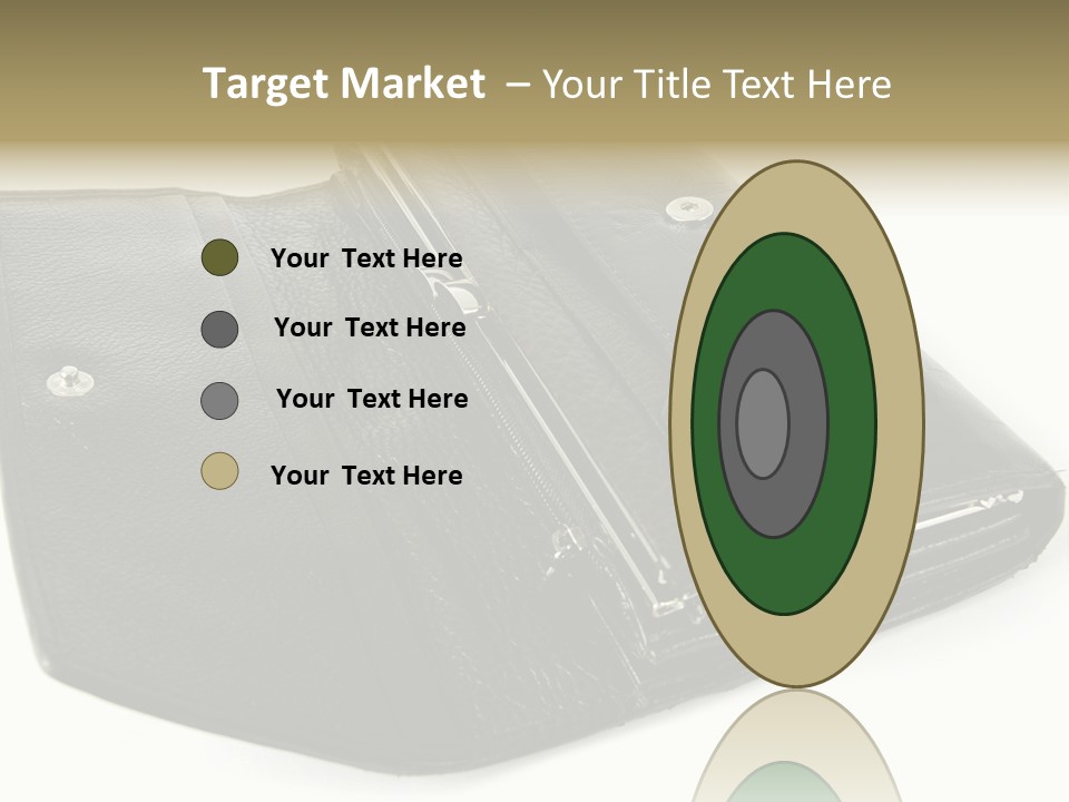 Purse Rivet Luster PowerPoint Template