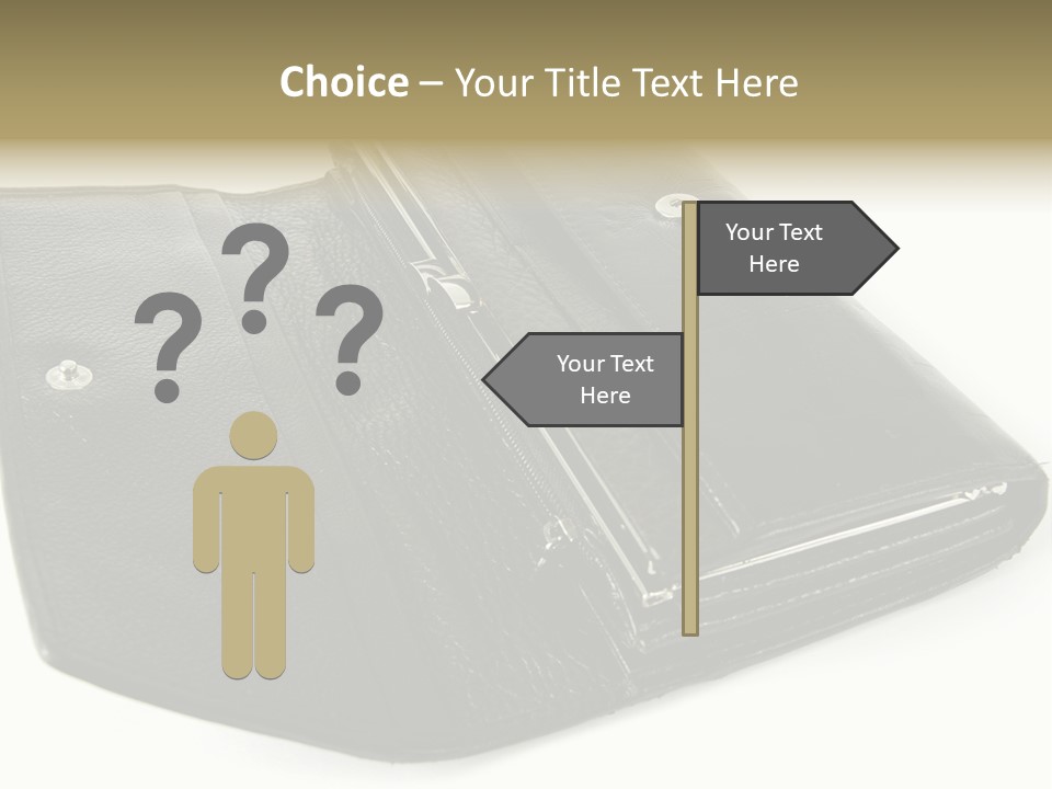 Purse Rivet Luster PowerPoint Template