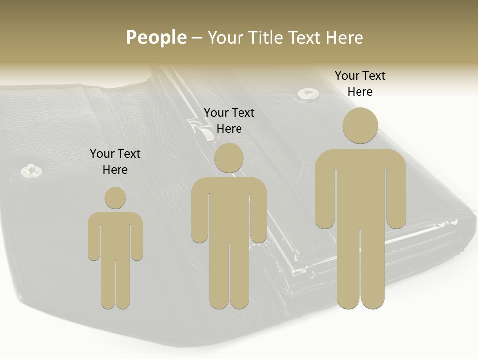 Purse Rivet Luster PowerPoint Template