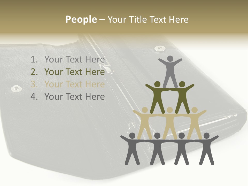 Purse Rivet Luster PowerPoint Template