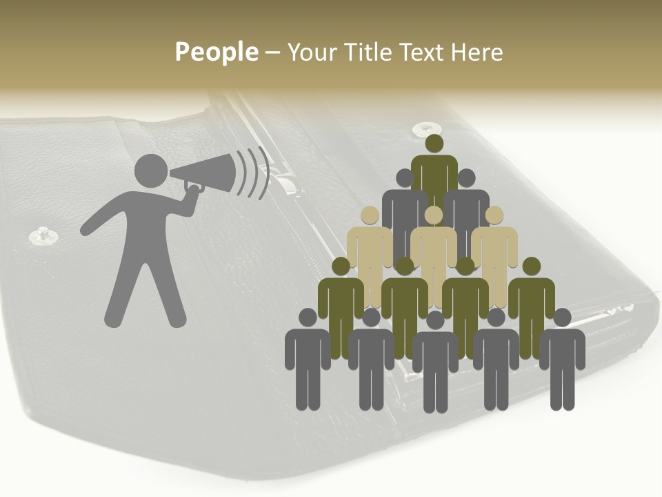 Purse Rivet Luster PowerPoint Template