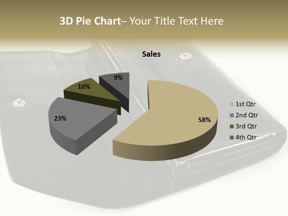 Purse Rivet Luster PowerPoint Template