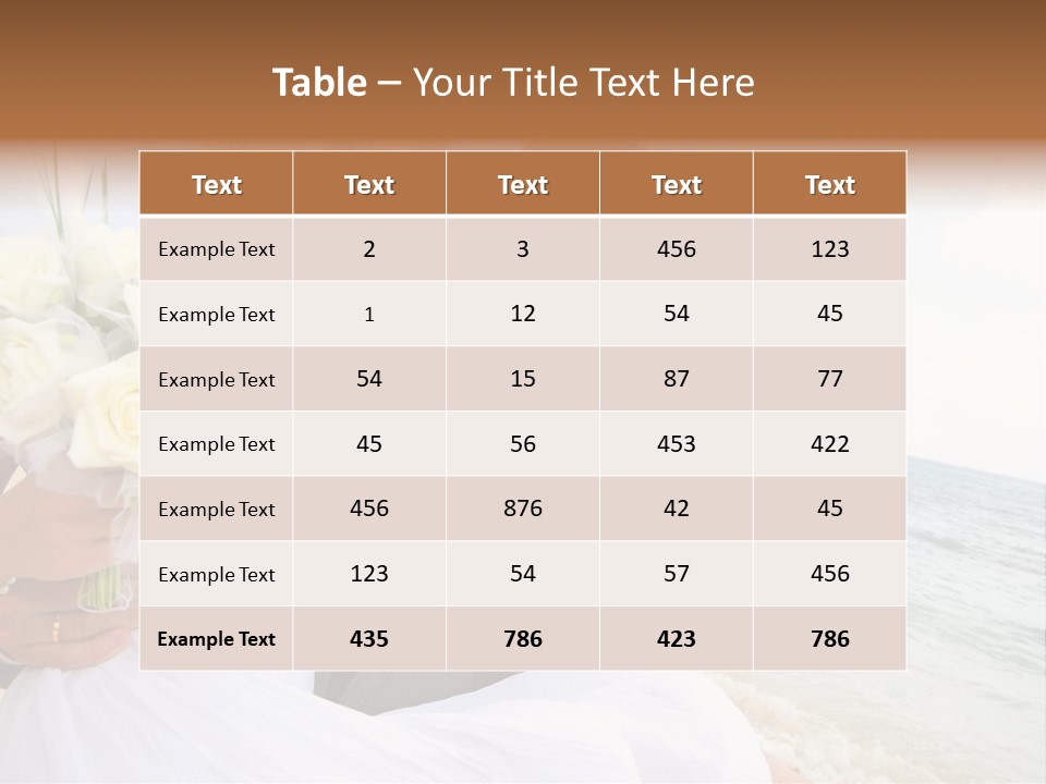 Vacation Love Young PowerPoint Template