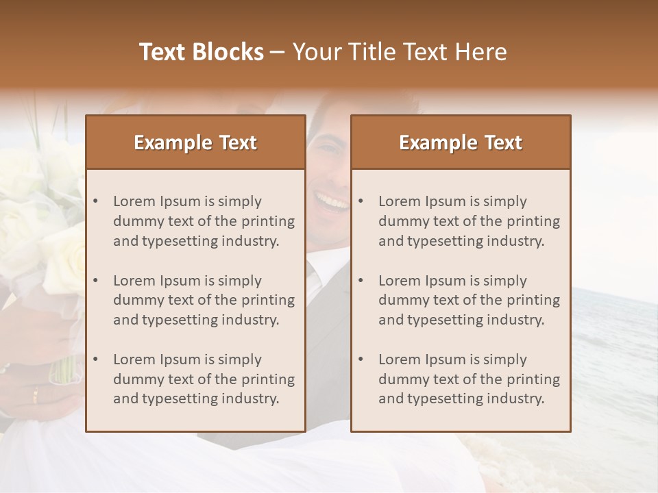 Vacation Love Young PowerPoint Template