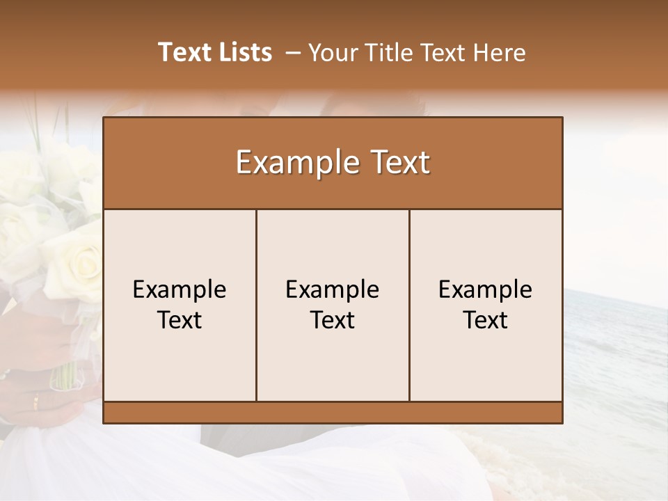 Vacation Love Young PowerPoint Template