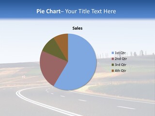 Road Direction Cornering PowerPoint Template