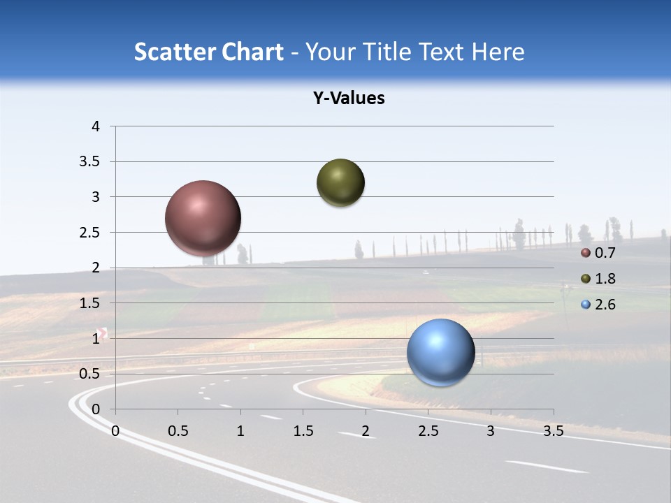 Road Direction Cornering PowerPoint Template