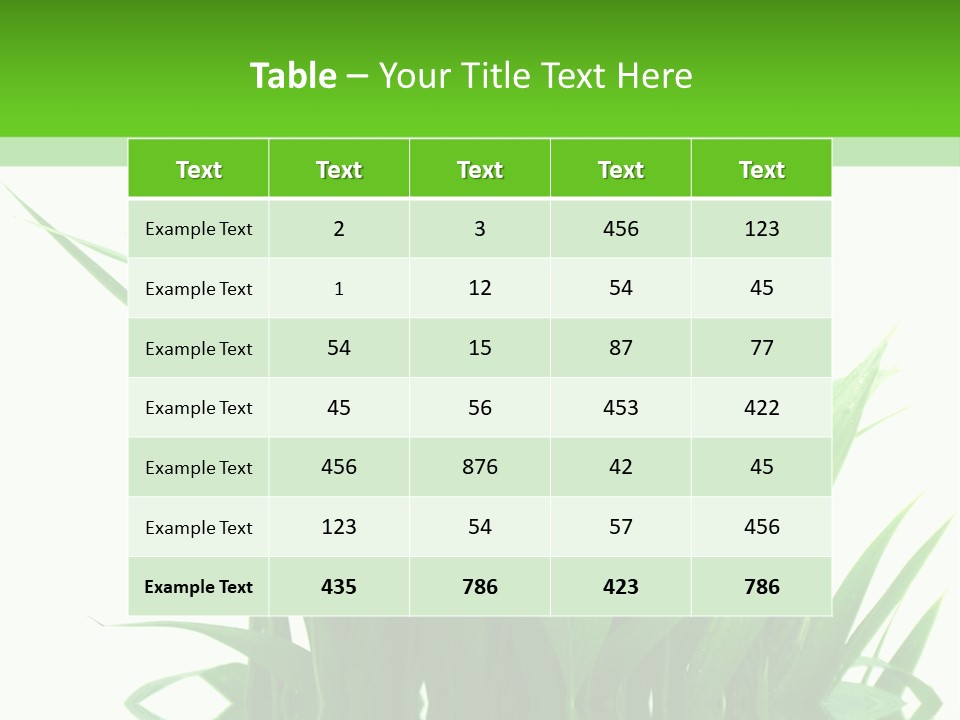 Cocotier Palmiers Tropical PowerPoint Template