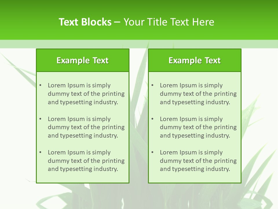 Cocotier Palmiers Tropical PowerPoint Template