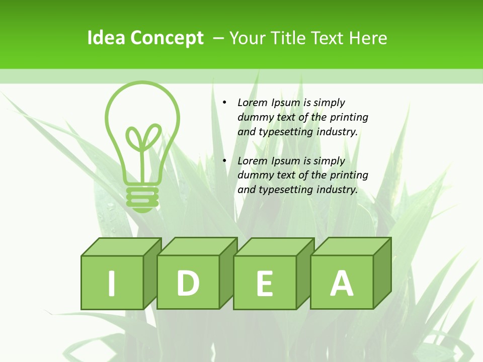 Cocotier Palmiers Tropical PowerPoint Template