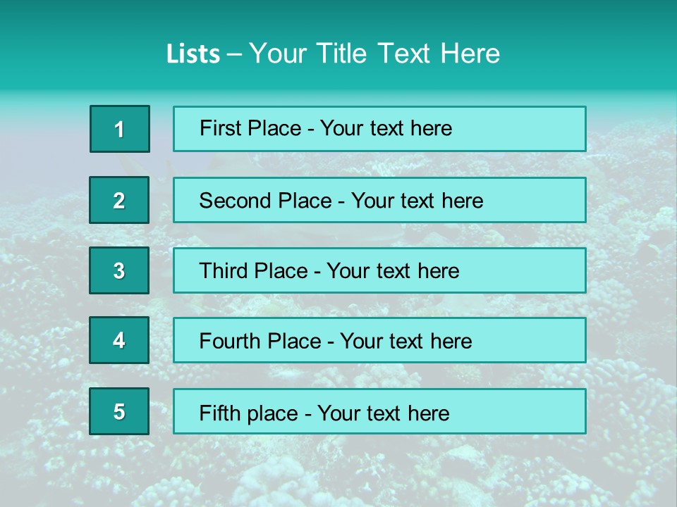 Vacaciones Tiburon Bora Bora PowerPoint Template