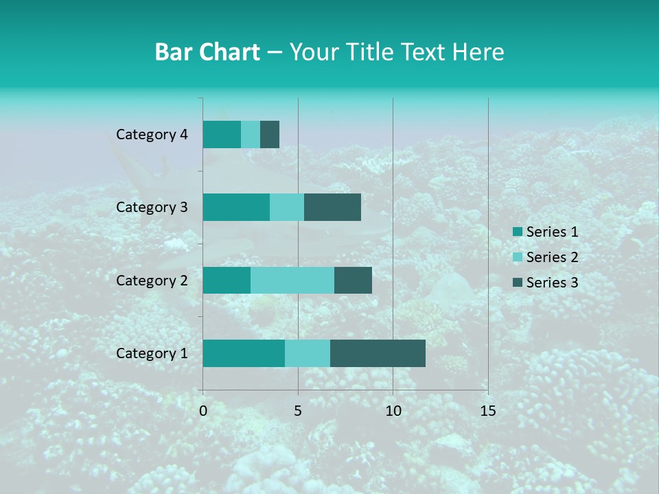 Vacaciones Tiburon Bora Bora PowerPoint Template