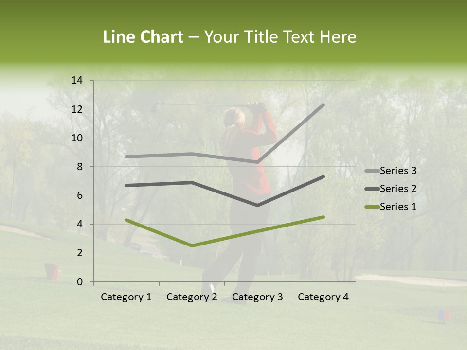Outdoor Hole Golfcourse PowerPoint Template