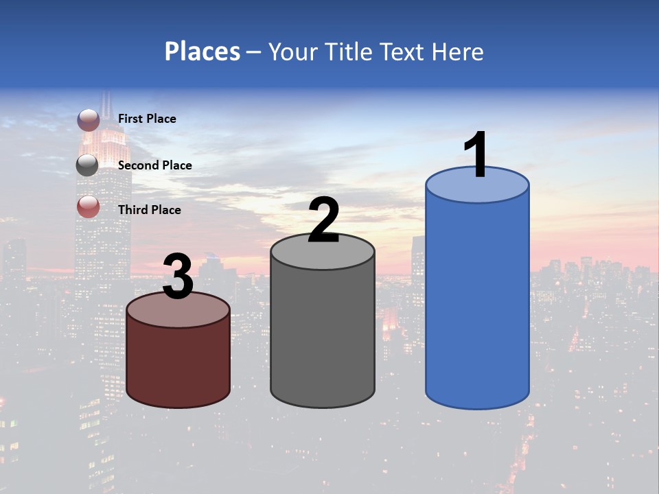 Yellow Neon Blue PowerPoint Template