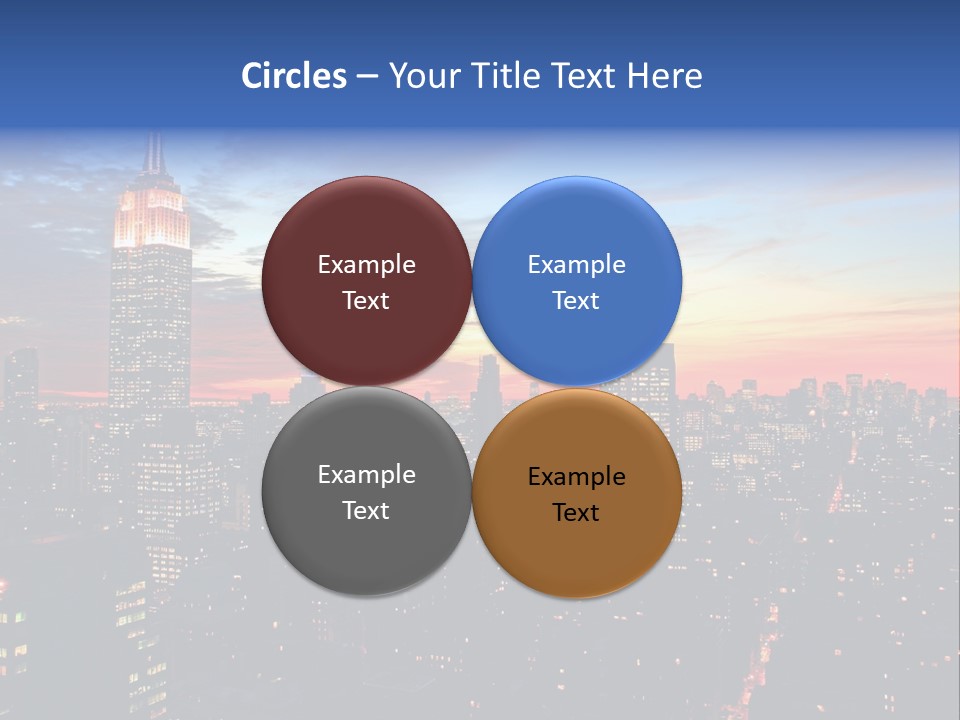 Yellow Neon Blue PowerPoint Template