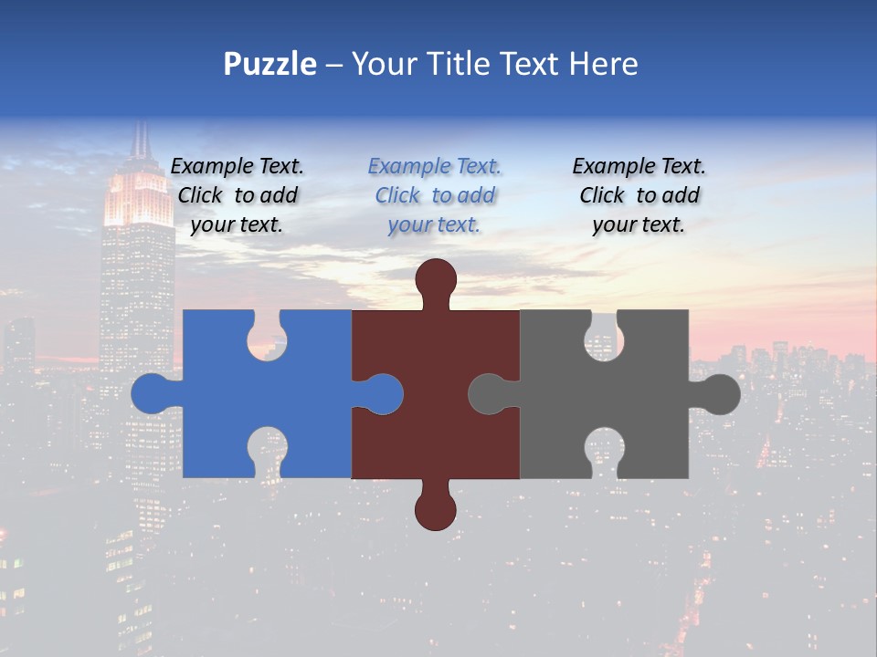 Yellow Neon Blue PowerPoint Template