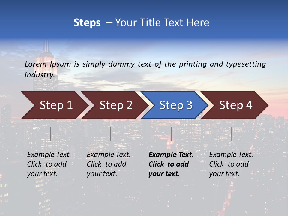 Yellow Neon Blue PowerPoint Template