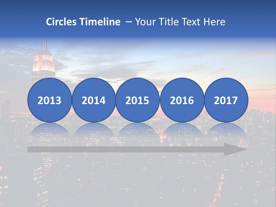 Yellow Neon Blue PowerPoint Template