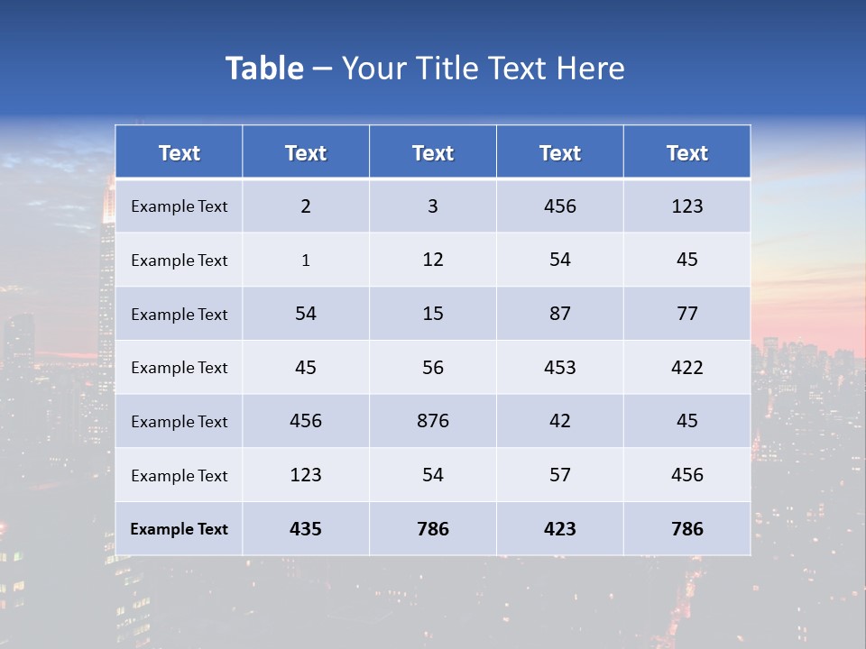 Yellow Neon Blue PowerPoint Template