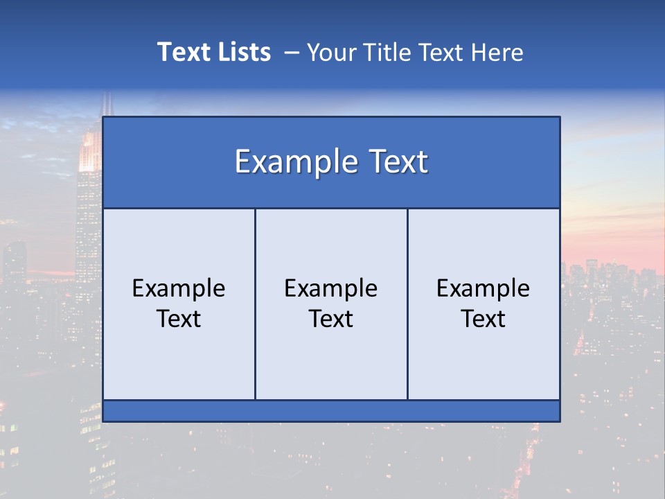 Yellow Neon Blue PowerPoint Template
