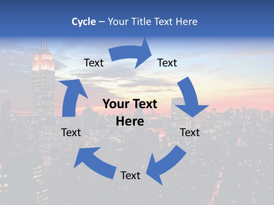 Yellow Neon Blue PowerPoint Template