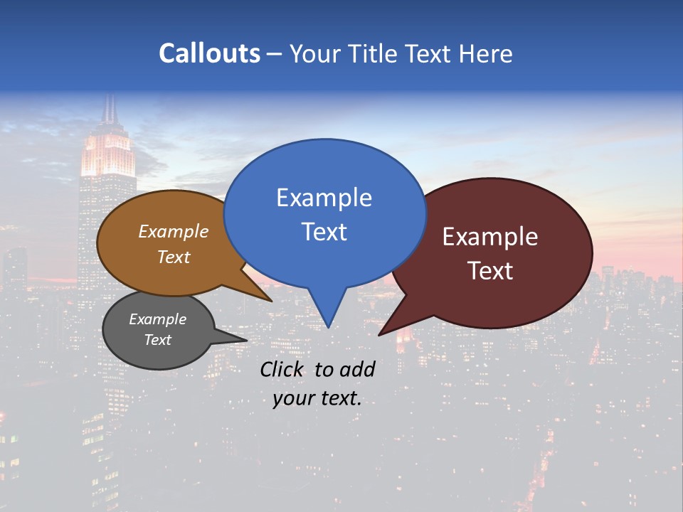 Yellow Neon Blue PowerPoint Template