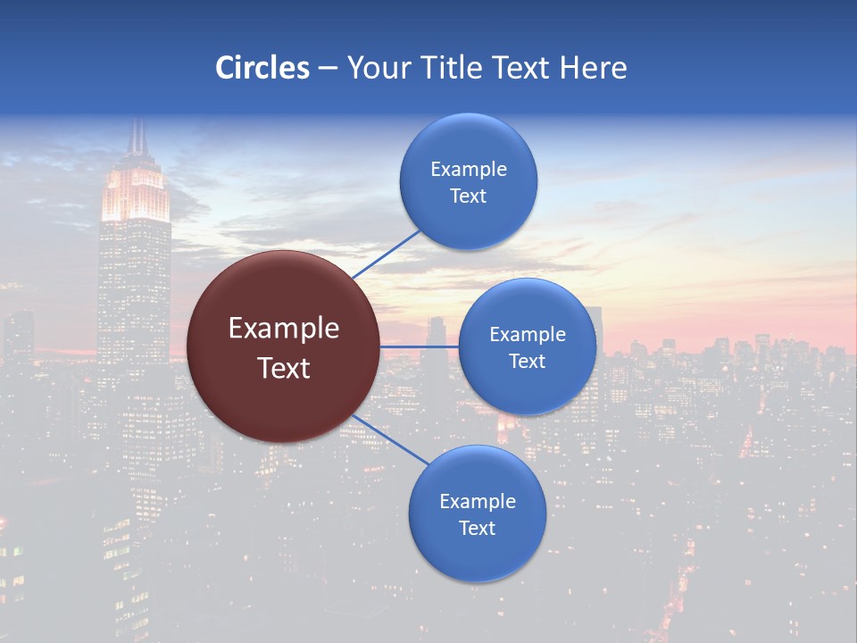 Yellow Neon Blue PowerPoint Template