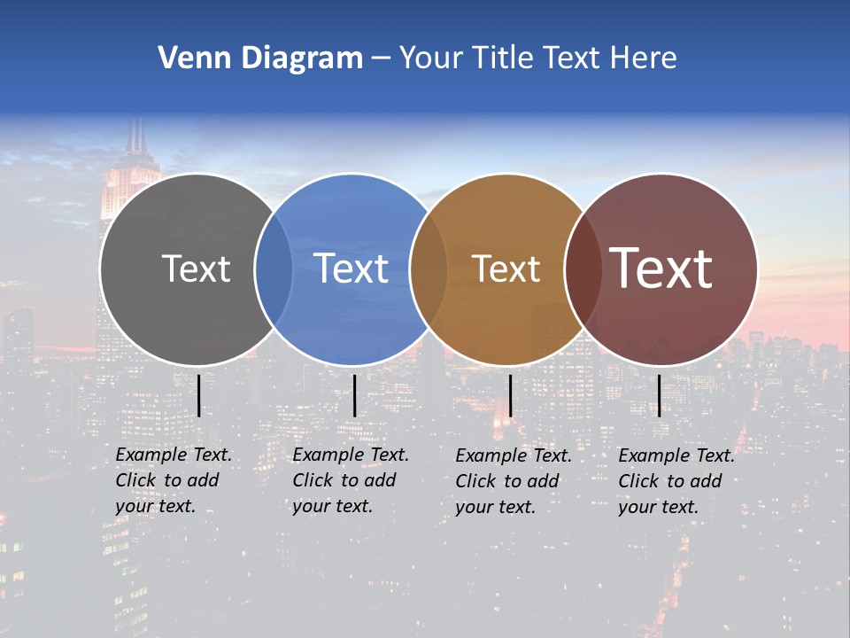 Yellow Neon Blue PowerPoint Template