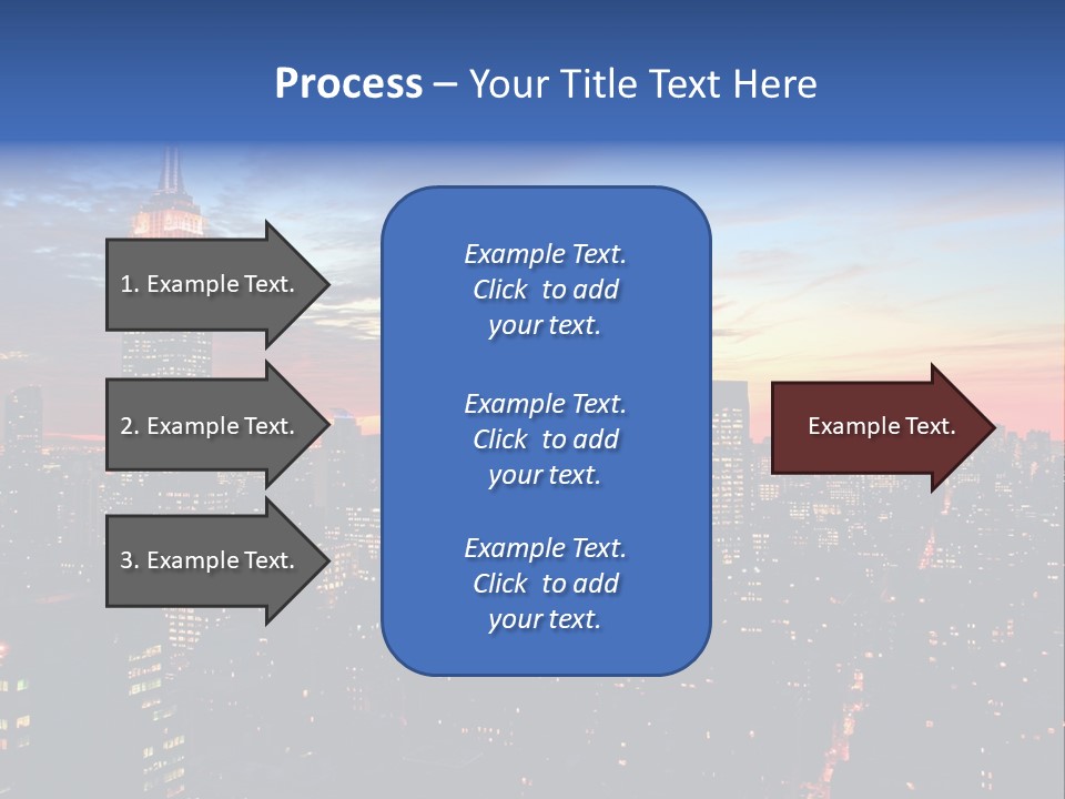 Yellow Neon Blue PowerPoint Template