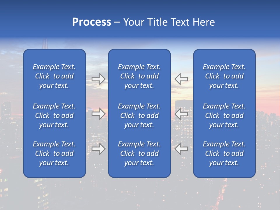 Yellow Neon Blue PowerPoint Template