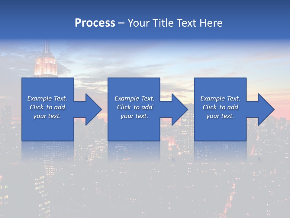 Yellow Neon Blue PowerPoint Template