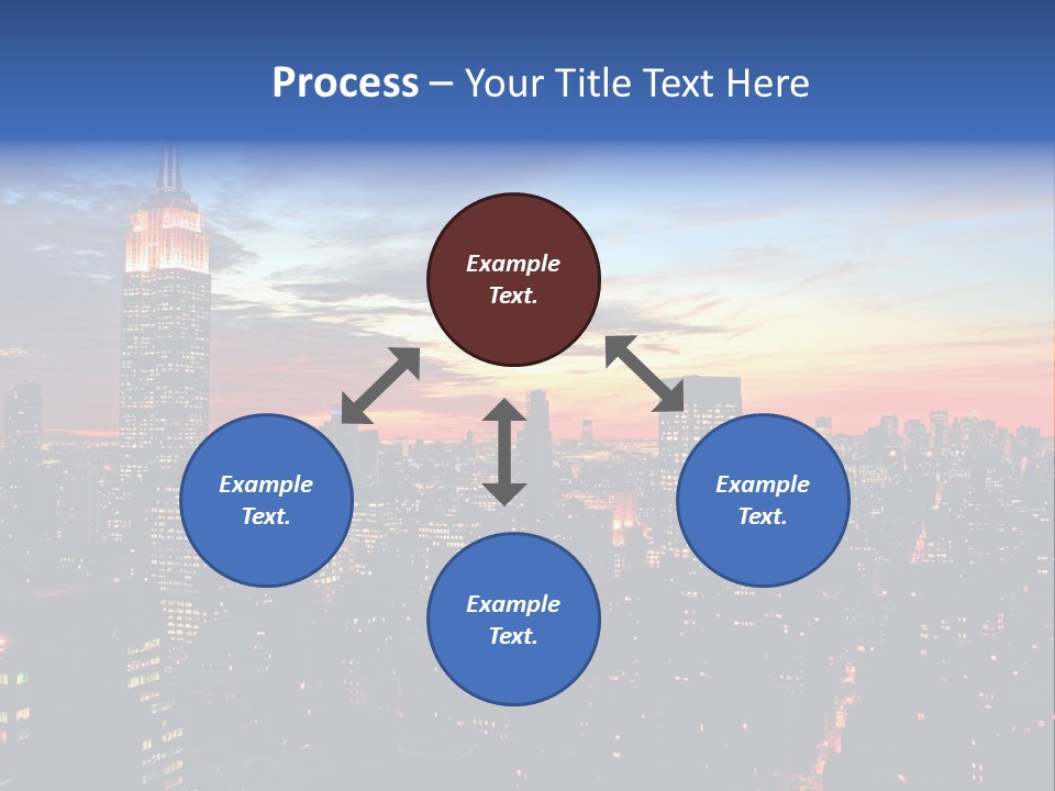 Yellow Neon Blue PowerPoint Template