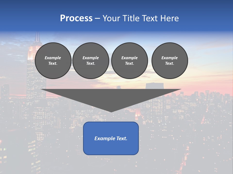 Yellow Neon Blue PowerPoint Template
