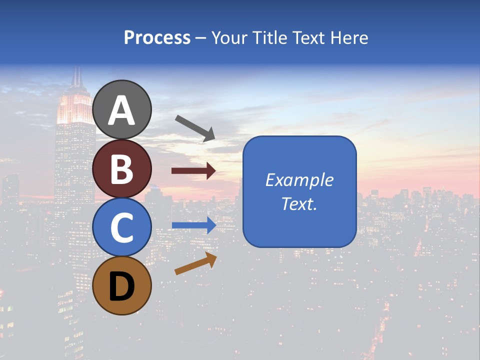 Yellow Neon Blue PowerPoint Template