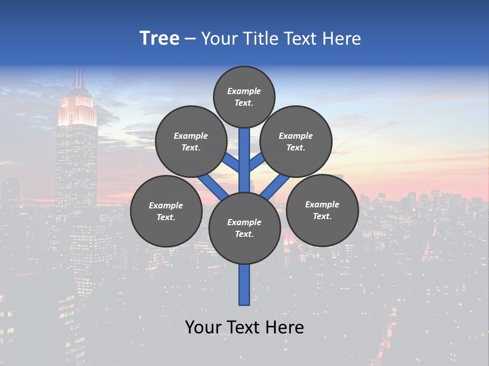 Yellow Neon Blue PowerPoint Template