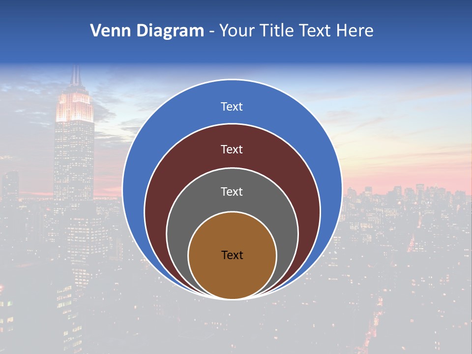 Yellow Neon Blue PowerPoint Template
