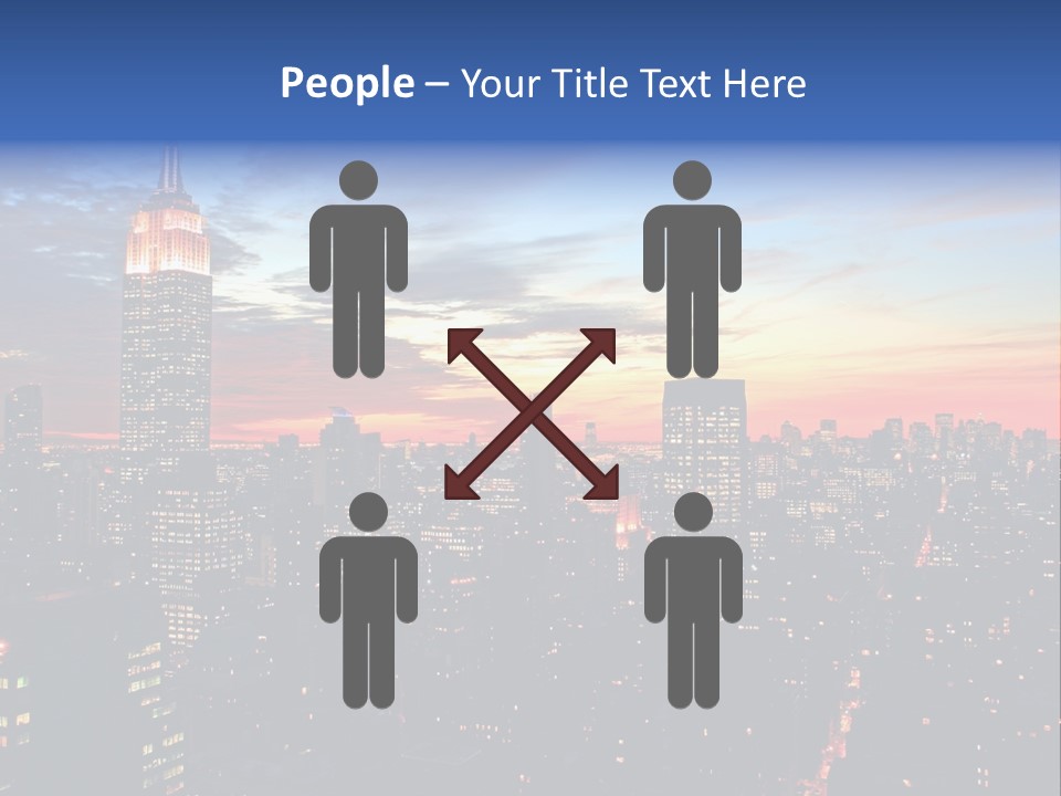 Yellow Neon Blue PowerPoint Template