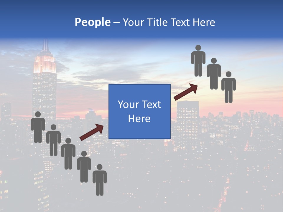 Yellow Neon Blue PowerPoint Template