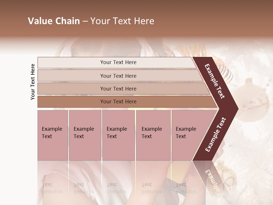 Isolated Female Beautiful PowerPoint Template