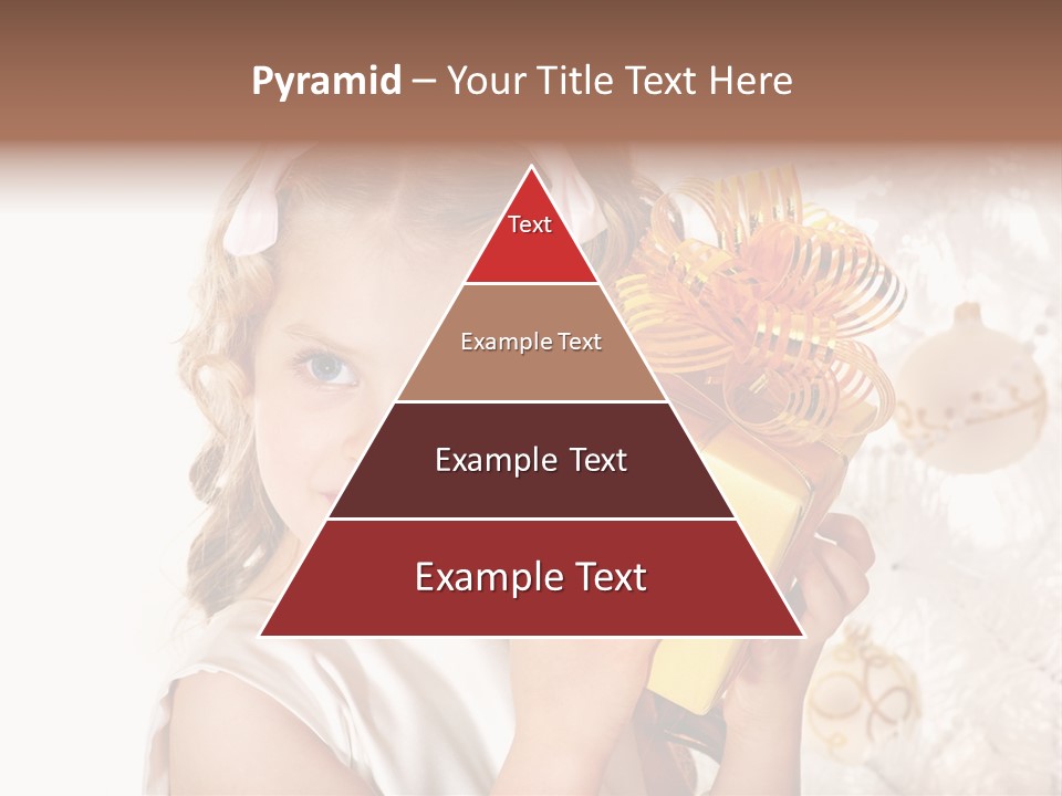 Isolated Female Beautiful PowerPoint Template