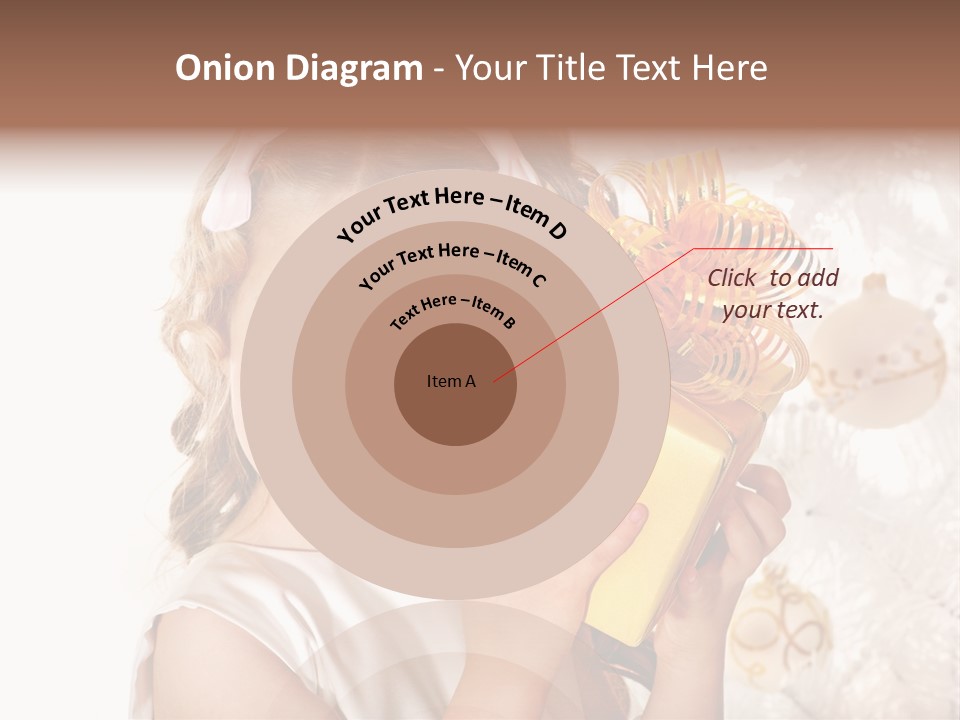 Isolated Female Beautiful PowerPoint Template