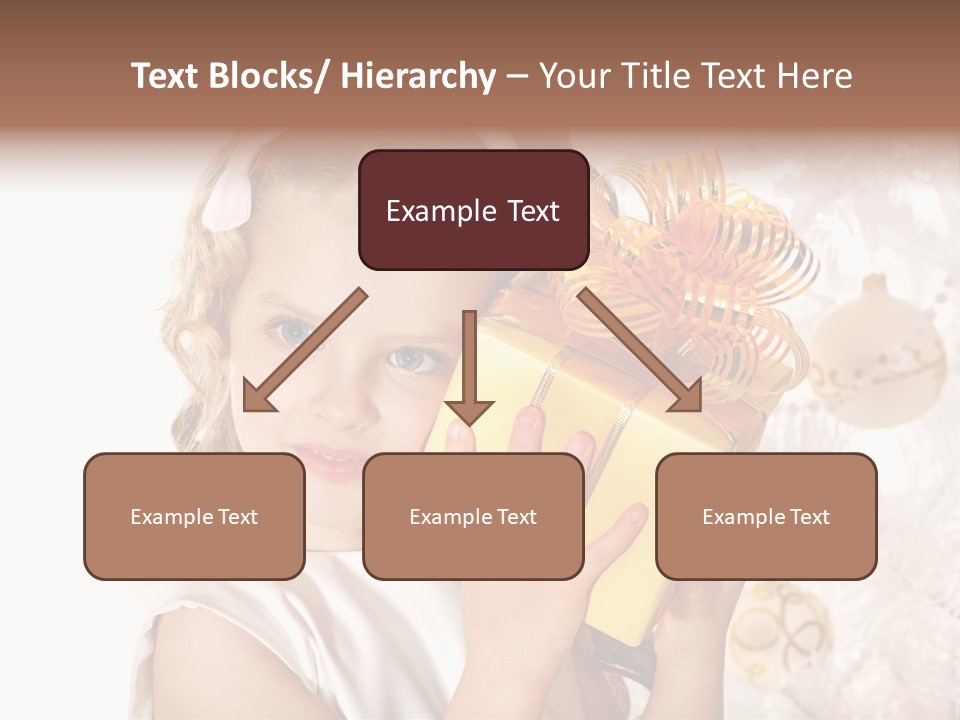 Isolated Female Beautiful PowerPoint Template