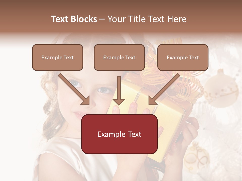 Isolated Female Beautiful PowerPoint Template